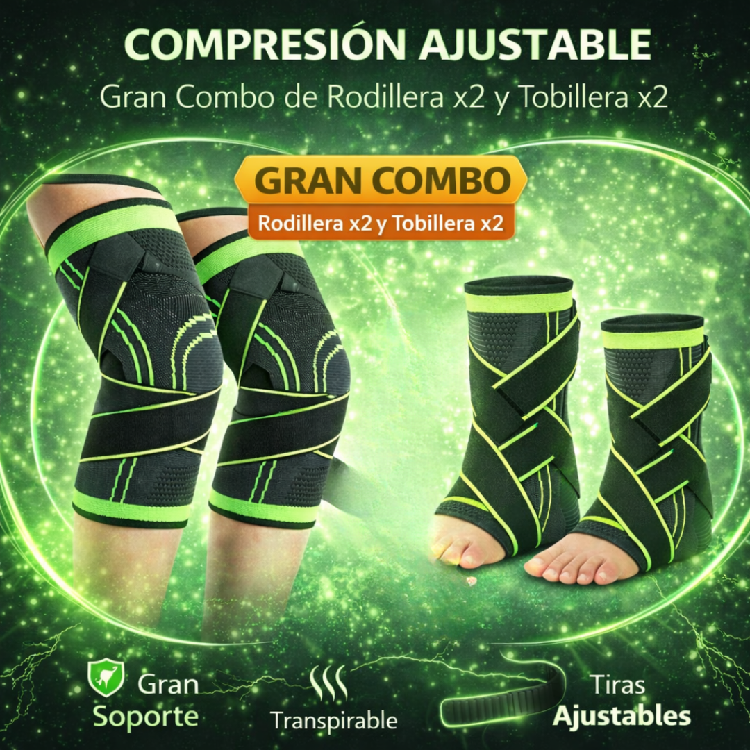 COMBO RODILLERA X2 Y TOBILLERA 2